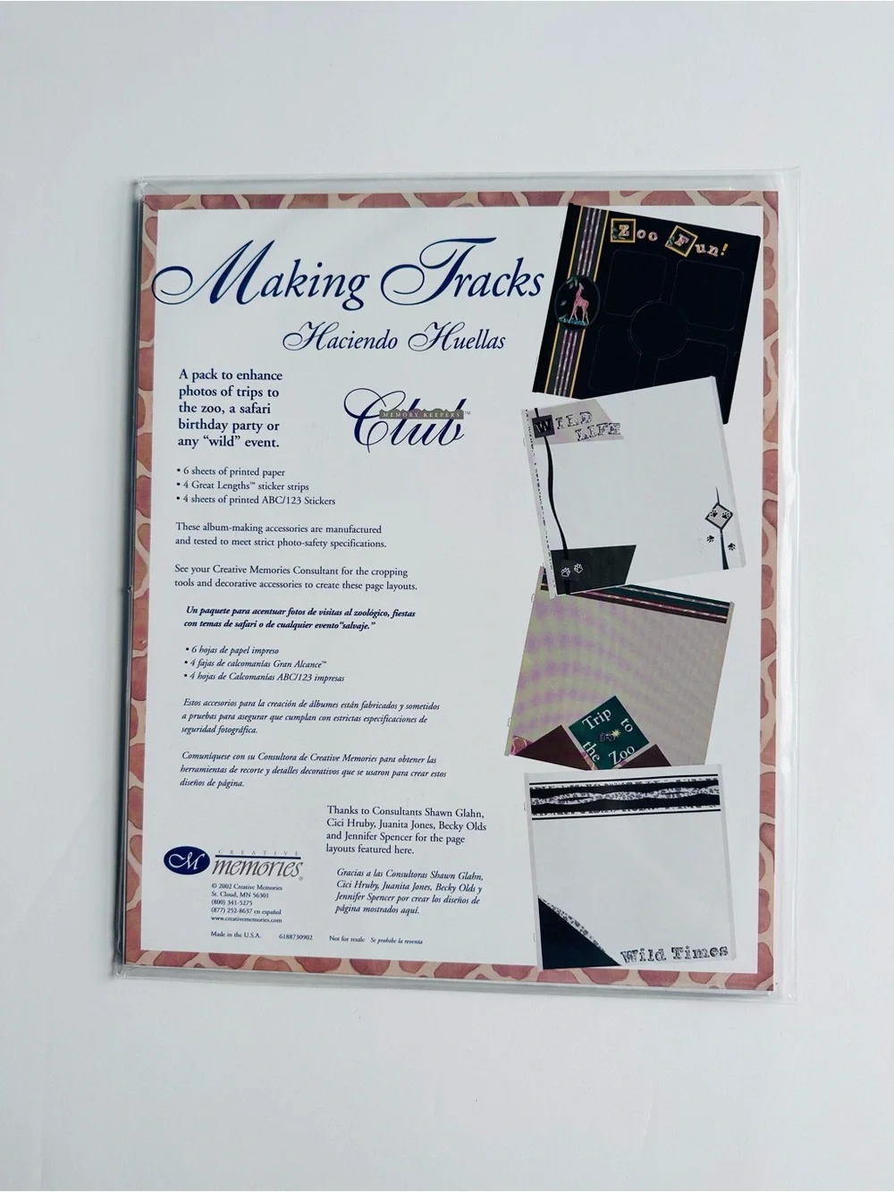 Creative Memories Making Tracks Scrapbook Kit